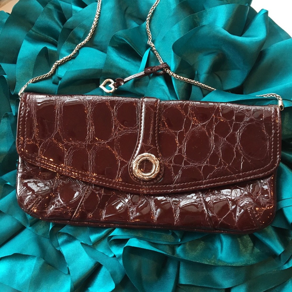 shoulder bag ; by Brighton was n deep eggplant